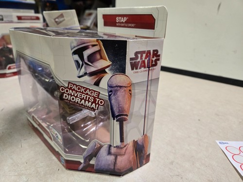 sealed Star Wars The Clone Wars STAP With Battle Droid Toys R Us exclusive - Picture 3 of 5