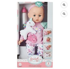 My Sweet Love Sweet Baby Doll Toy Set, 4 Pieces, Unicorn