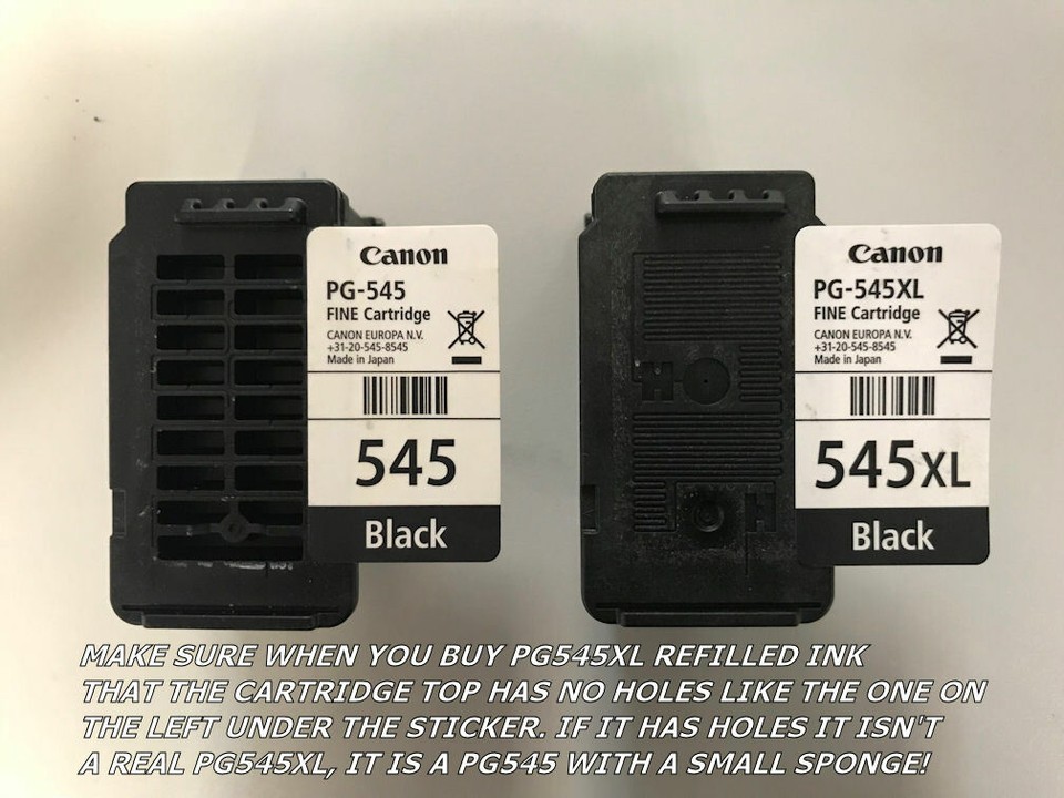 PG545 Black Refilled Ink Cartridge For Canon PIXMA TS3355 Inkjet