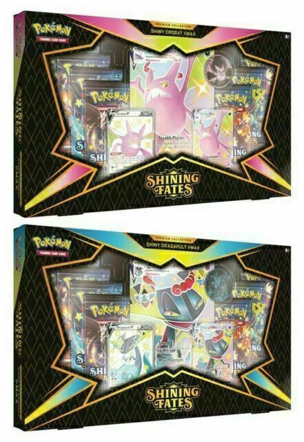 Pokemon TCG: Shining Fates Premium Collection SHINY CROBAT VMAX