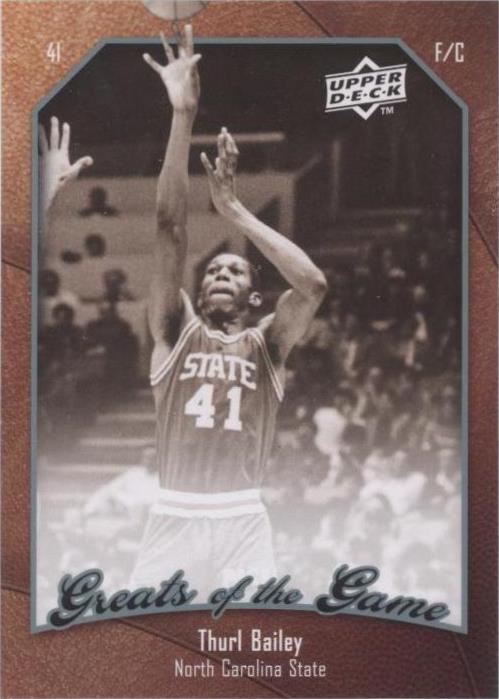 2009-10 Upper Deck Greats of the Game - Thurl Bailey #49 - 1 of 2