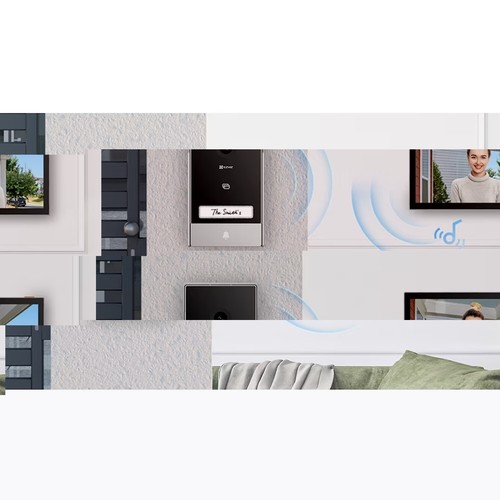 EZVIZ HP7 2K* Smart Home Video Doorphone, Outdoor station,Display Touch 7,Black - Picture 2 of 6