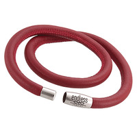 Endless Double Red Leather Bracelet W/stainless Steel Lock(8.0 Inch), 12107-40 on sale Endless Double Red Leather Bracelet W/stainless Steel Lock(8.0 Inch), 12107-40 on sale