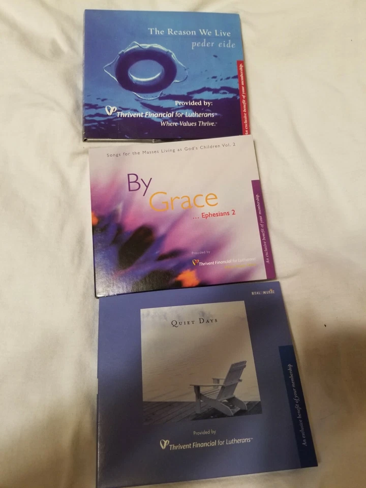 Quiet Days The Reason We Live By Grace Trivent Lutherans set of 3 1 each spiritu Foto 4 de 4