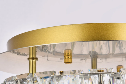 Crystal Flush Mount Chandelier Hallway Dining Room Bedroom or Kitchen Island 12" - Picture 8 of 8