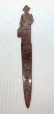 Vintage Fuller Brush Man Brown and White Plastic Letter Opener Nice USA Made