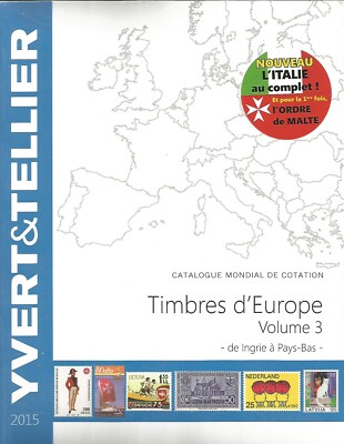 KATALOG YVERT TELLIER BRIEFMARKEN EUROPA I bis P MACARON FLAGGE ITALIEN MALTESERKREUZ