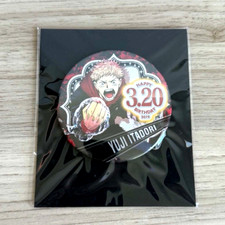 Jujutsu Kaisen 2019 Birthday Can Badge Yuji Itadori Officail