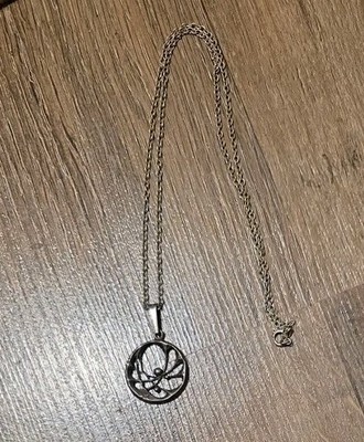 Kette mit Anhänger Designer Sten & Karl Laine Finnland Silber