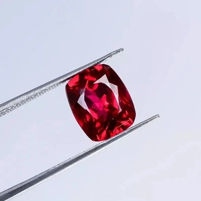 10 Ct Natural Burma Pigeon Blood Red Ruby Unheated Certified Loose Gemstone