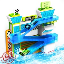 Tub Works Splash Wheels Bathtime Raceway Car Ramp Toddler Toy