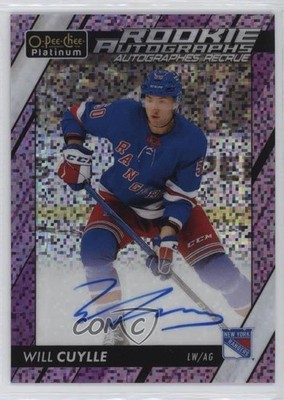 2023-24 O-Pee-Chee Platinum Rookie Violet Pixels 19/99 Will Cuylle Auto RC 1j6p