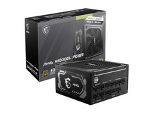 MSI MAG A1000GL PCIE5, Fully Modular Compact Gaming 1000W Power Supply, 80 