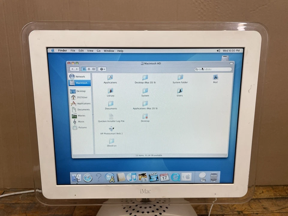 Apple iMac G4 Desktop Computer 2002 M6498 with Keyboard & Mouse Tested Works - Image 2 of 4