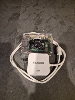 Raspberry Pi 5 4GB w/ Case and Fan and Cables