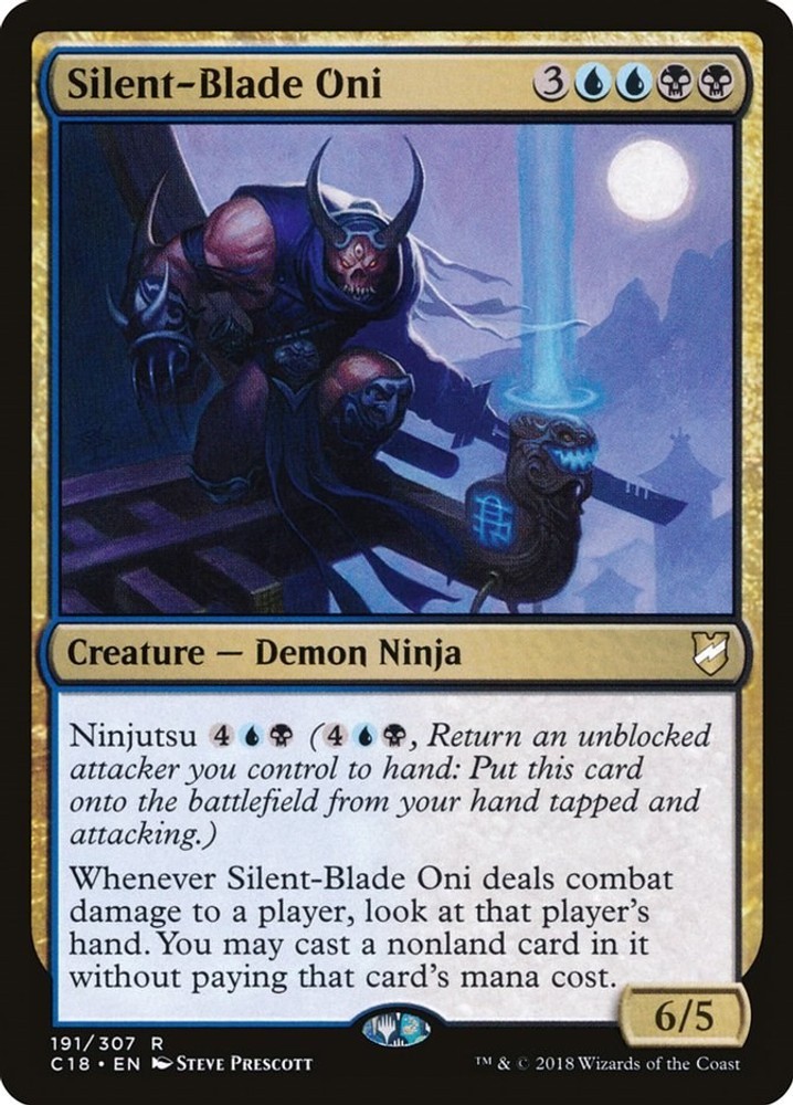 Silent-Blade Oni - 191 - Commander 2018 - MTG