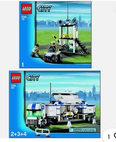 LEGO CITY: Police Command Centre (7743), Complete w/ manuals and figures, no box