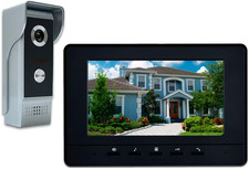 Wired Video Intercom System, 7 Inches Video Doorbell Door Phone System, HD Camer
