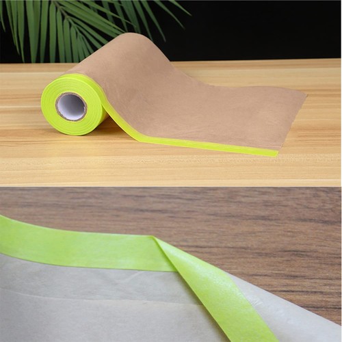 Masking Paper, paint masking, 2 Pack Automotive Paint Paper Roll with Tape, T... - Picture 9 of 9