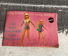 Vintage Living Barbie And Living Skipper Booklet 1970