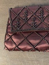 Vintage La Regale Ltd Seed Beaded Women's Evening Bag Clutch
