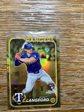 2024 Topps Chrome Gilded Collection Wyatt Langford /99 (RC)