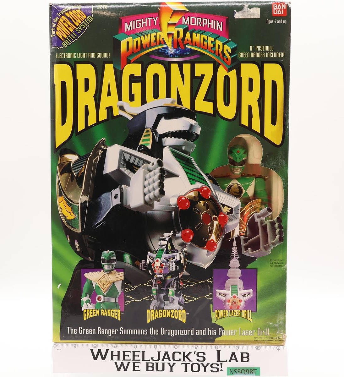 Dragonzord Mighty Morphin Power Rangers 1993 Bandai Action Figure
