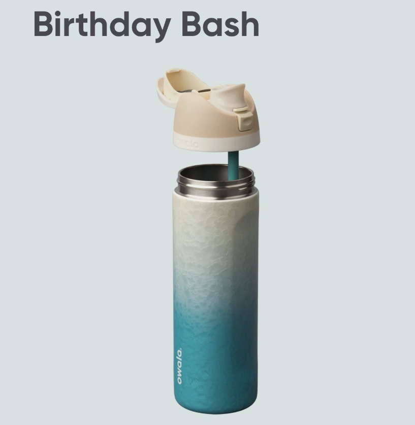 NEW Owala 2026 FreeSip 24oz Rolling In Birthday Bash Limited | eBay