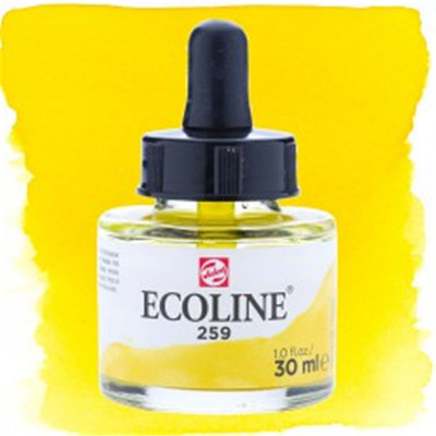 Ecoline Watercolor With Dropper Ml. 30 Sand Yellow