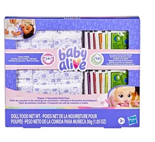Baby Alive Diaper 'n Smoothie Food Refill Pack 14 Diapers, 10 Food Packs