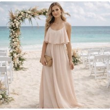 NWOT Pink Show Me Your Mu Mu Maxi Dress M Beachy Cocktail Party Wedding