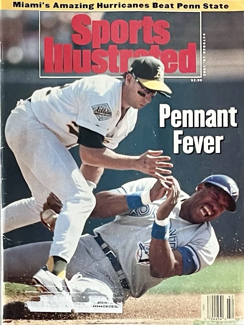 Toronto Blue Jays Baseball 1992 Vintage Sports Publications for