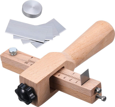 Jovitec Leather Strap Cutter, Strip and Strap Leather Wood DIY Craft Hand Cuttin