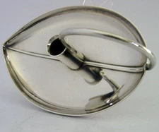 GEOFFREY BELLAMY STERLING SIVER CANDLESTICK CHAMBERSTICK HOLDER 1956 MID CENTURY