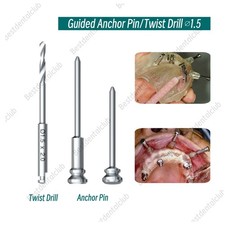   1.5 Dental Guided Anchor Pin Digital Guided Implant Fix Pin Guided Sleeves 3DDX