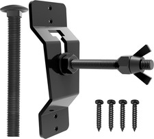 Wall Mount Spare Tire Carrier Bracket for Enclosed Trailer Wheel Holder Black HD