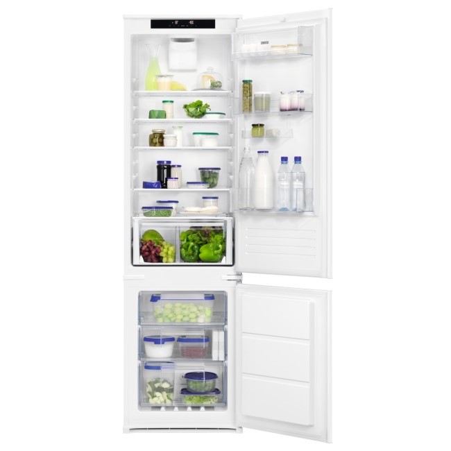 Fridge Freezer Zanussi ZNTN19ES1 Built In 70/30 Frost Free - E energy Rating