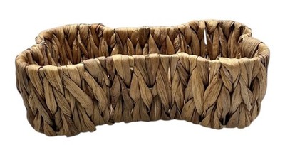 Small Dog Bone Shaped Pet Storage Basket Decor 10'' x 6.5'' x 3''
