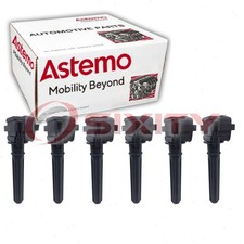 6 pc Hitachi Ignition Coils for 2005 Chrysler 300 3.5L V6 Spark Plug Wire vi