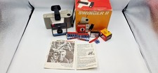 Rare Vintage Retro Polaroid Swinger 11 Land Camera , with Accesories & Box, VGC
