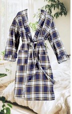 Vintage Mr. Traveler Robe Bathrobe Smoking Jacket EUC Size L Large Spring Weight
