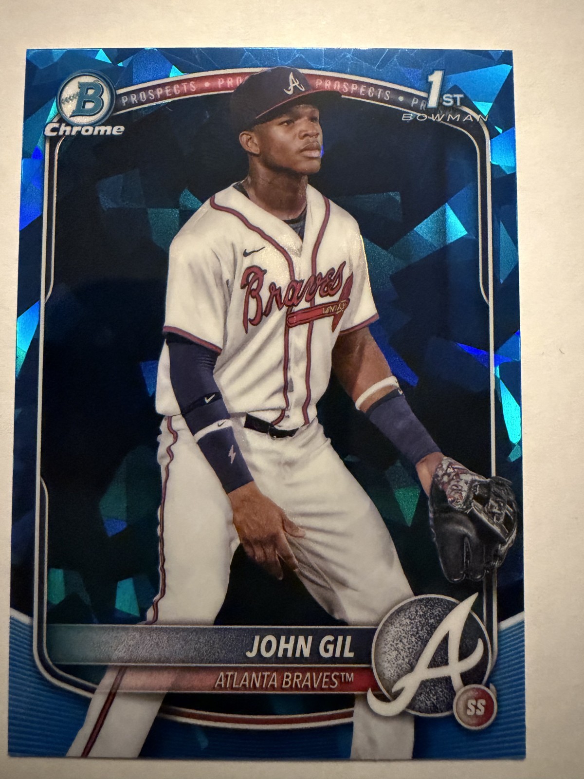 John Gil 2025 Bowman Chrome BCP-172 Sapphire Edition