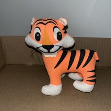 DAKIN DREAM PETS 1978 Orange Tiger 6" Plush Vintage Taiwan