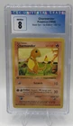 Charmander Pokemon Base Set 1st Edition #46 CGC 8 NM-Mint **Read Description**