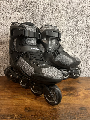 Powerslide SMU Radon Trinity Black White Inline Skates US 10