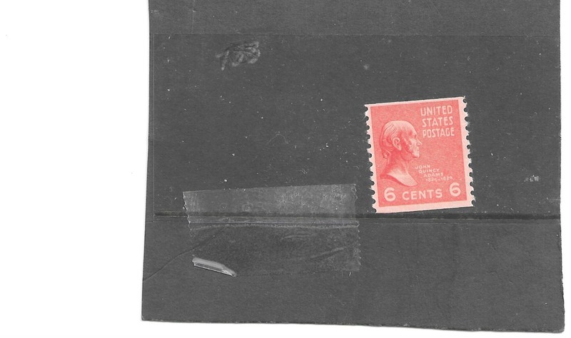 us stamps 1939: unused John Quincy Adams  Scott # 846  from 1939