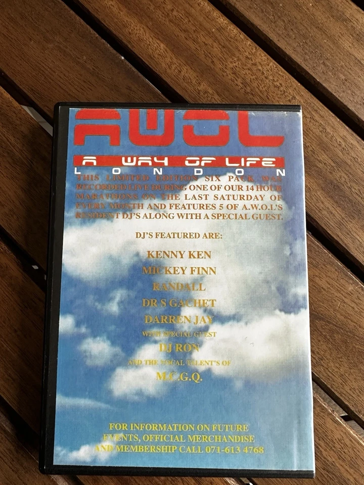 AWOL Live In London vol 1 Oldskool Jungle rave 6 CD PACK  1994 MC GQ - Image 2 of 4