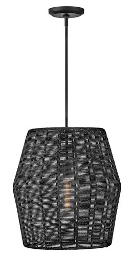 Hinkley Lighting 40387 Luca 1 Light 20"W Lisa McDennon - Black / Camel - Picture 10 of 10