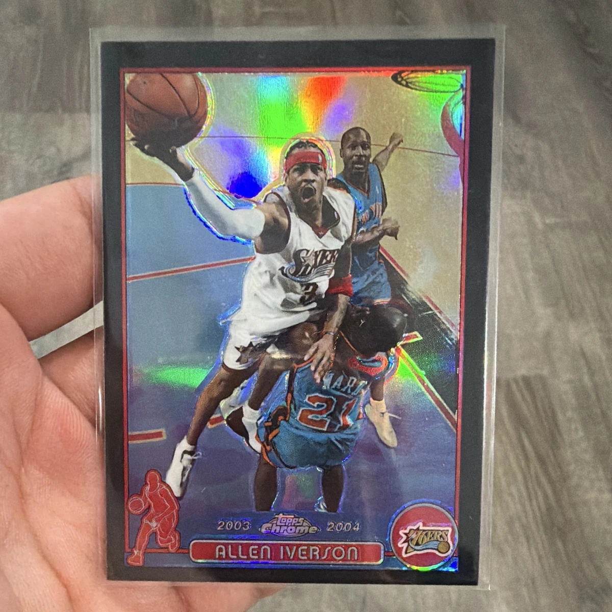 Allen Iverson Basketball Serial Numbered Sports Trading Cards