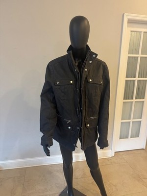 H&M Black Utility Jacket Size EUR 48 US 38R